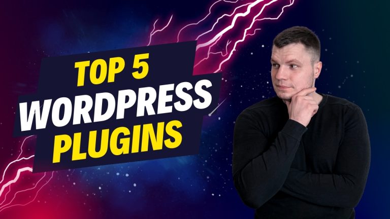 Top 5 WordPress plugins for your website