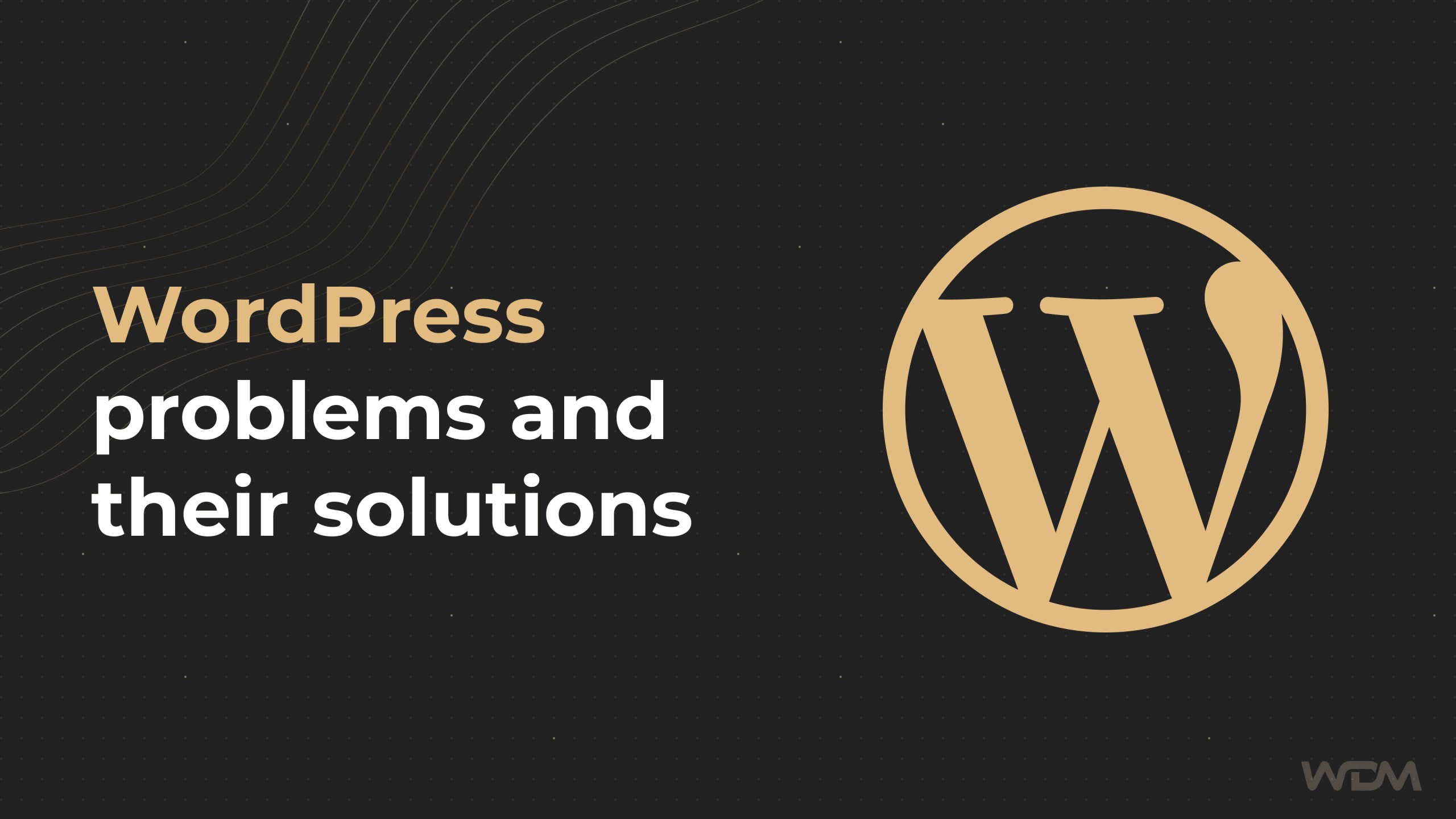 The most common problems of WordPress sites and their solutions