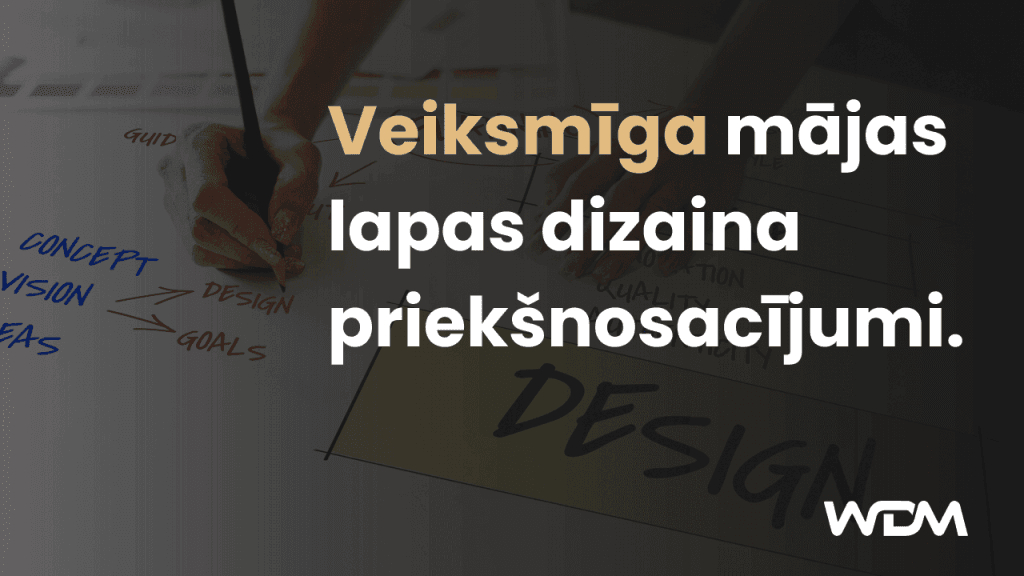 Prerequisites for successful website design.