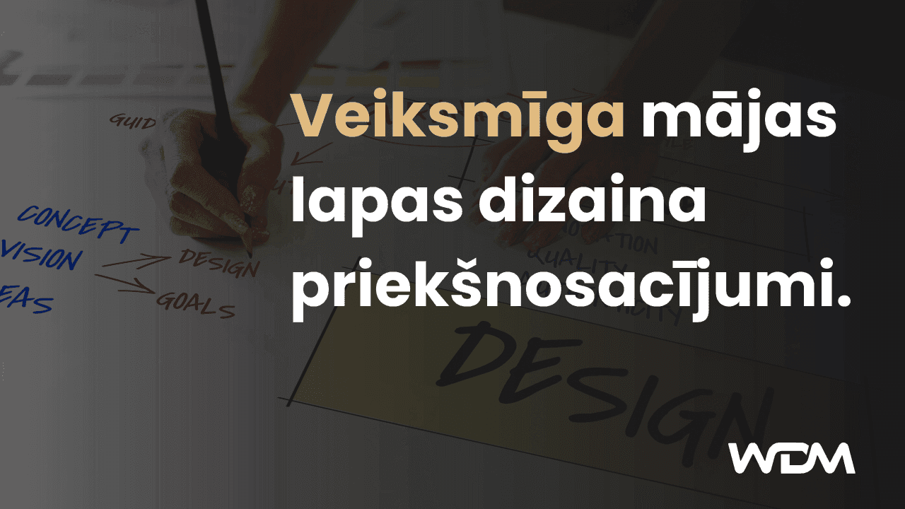 Prerequisites for successful website design.