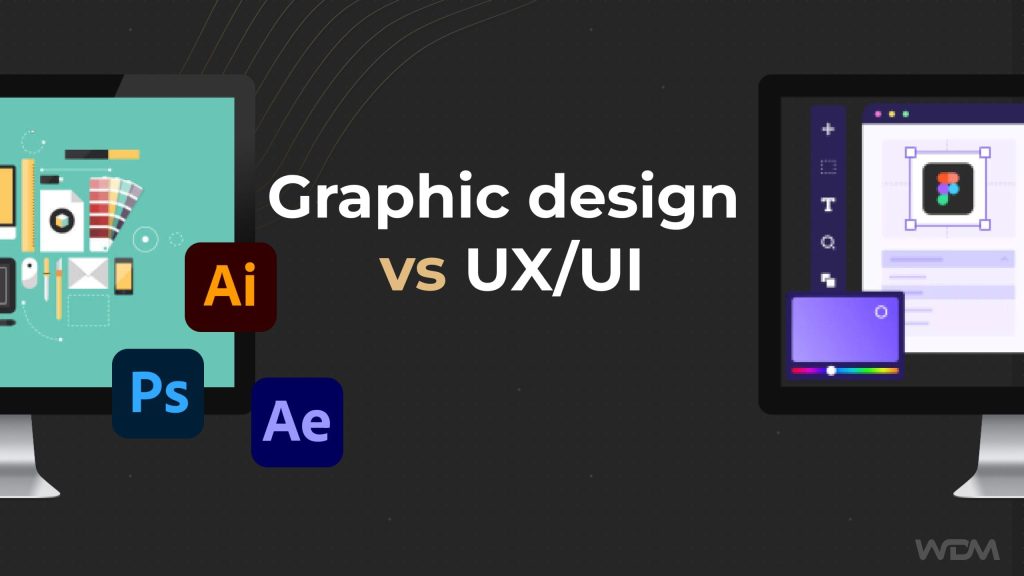 Graphic design vs UI/UX.