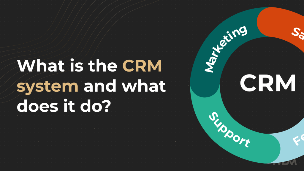 What is the CRM system and what does it do?