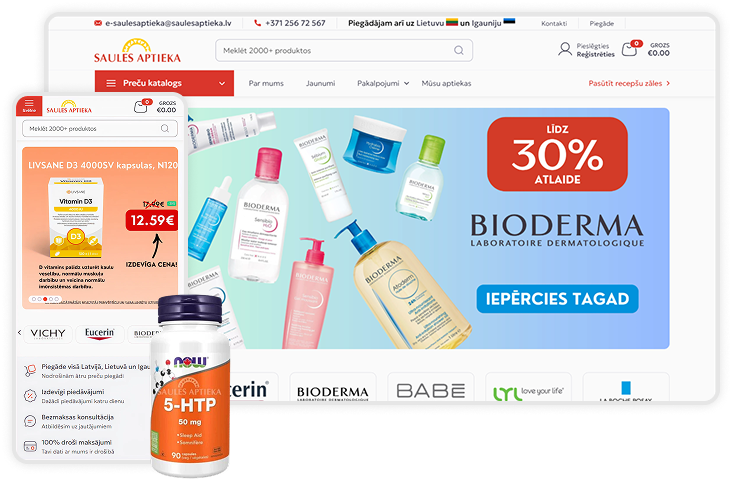 From Outdated to Outstanding: Rebuilding Saules Aptieka for Modern E-commerce