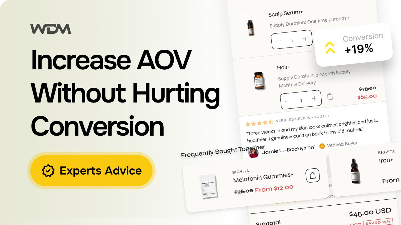 How to Increase Average Order Value Without Hurting Conversion