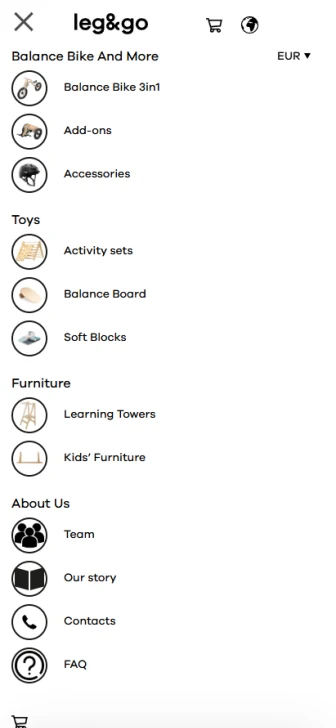 How Leg&Go Restructured Its Product Architecture for SEO, Shopping and CRO — mobile