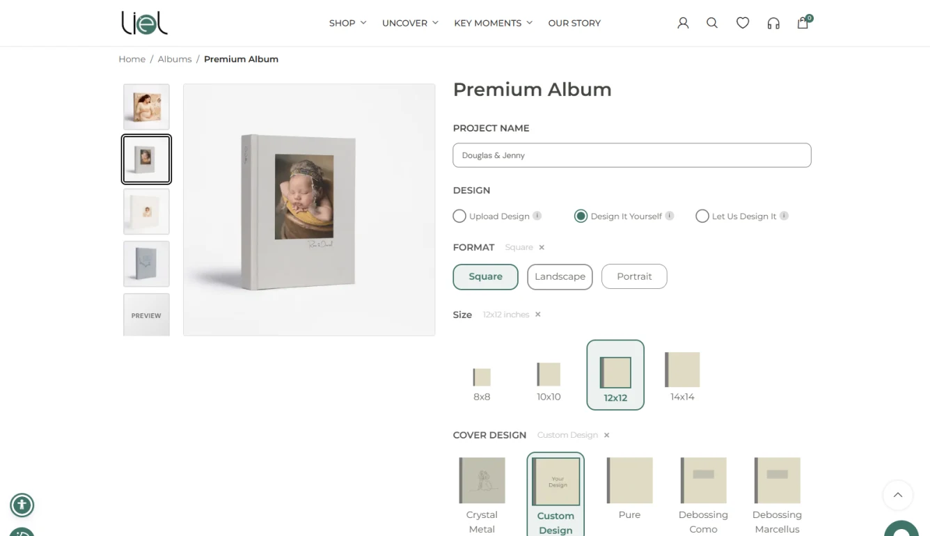 How Liel Albums Built a New WooCommerce Platform for US Expansion — desktop