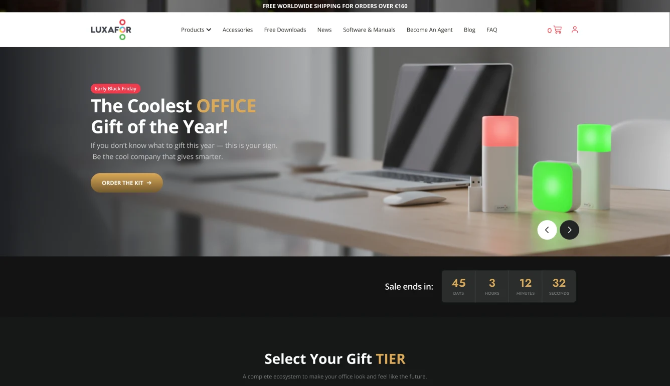How Luxafor Launched a New WooCommerce Store and Moved Into Continuous Optimization — desktop