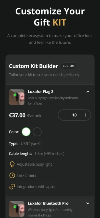 How Luxafor Launched a New WooCommerce Store and Moved Into Continuous Optimization — mobile