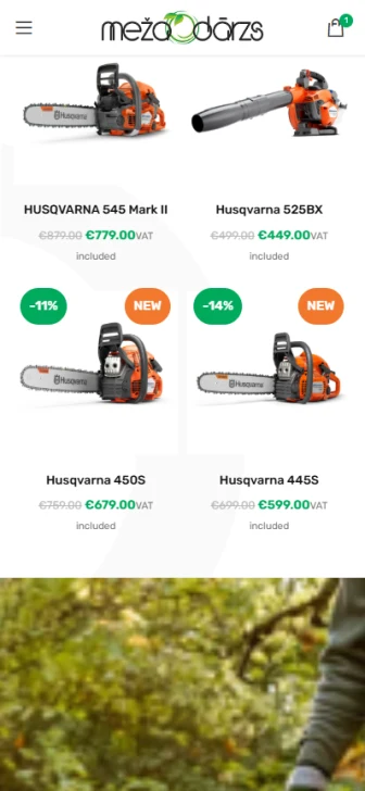 How Mežadārzs Increased Revenue 400% After Rebuilding Its eCommerce Platform — mobile
