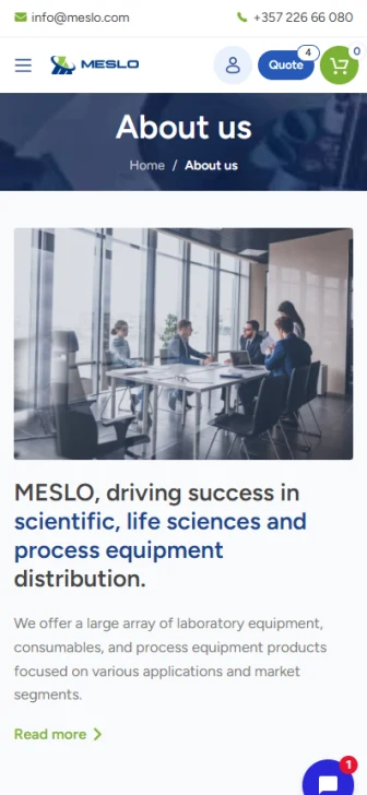 How MESLO Built an International B2B WooCommerce Platform Around Complex Commercial Rules — mobile