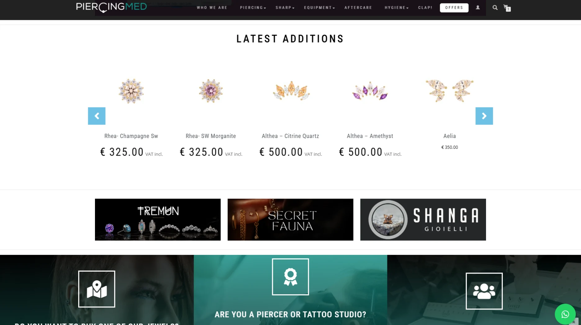PiercingMED online store