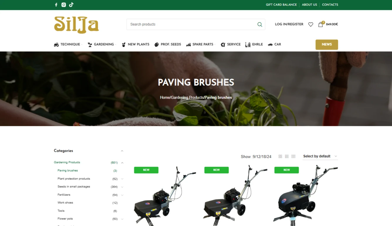 How SilJa Rebuilt Its WooCommerce Store and Integrated It With Tildes Jumis — desktop