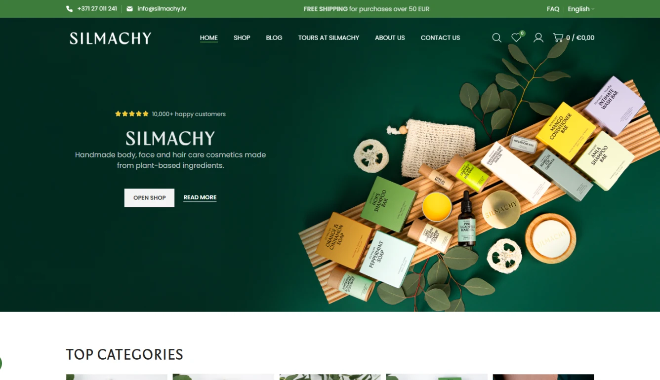 How Silmachy Strengthened Its Store While Scaling Revenue by 400–600% — desktop