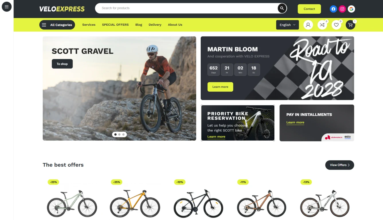 How VeloExpress Replatformed From OpenCart to WooCommerce and Increased eCommerce Revenue by 210% — desktop